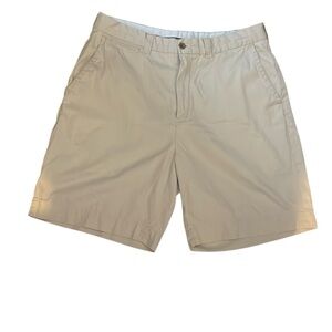 Polo by Ralph Lauren Men's Cream Flat Front Shorts
